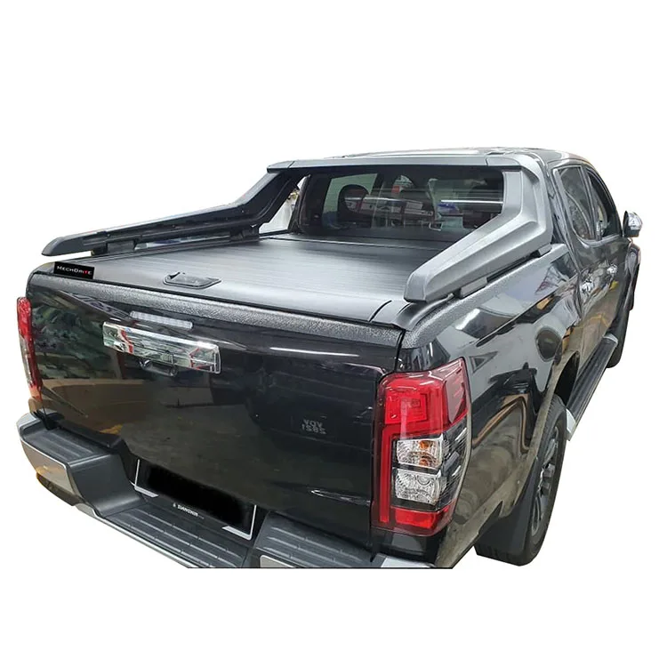 Aluminum Retractable Pickup Truck Bed Cover Tonneau Cover For Ford ranger wildrak T7 double cab