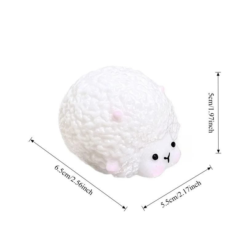 Squishy Creme Schaf Squeeze Spielzeug Niedliche Tiere Zappeln Spielzeug Super Weiche Fett Schafe Dekomprimieren Geschenk Stress-linderung Hand Entspannende Spielzeug