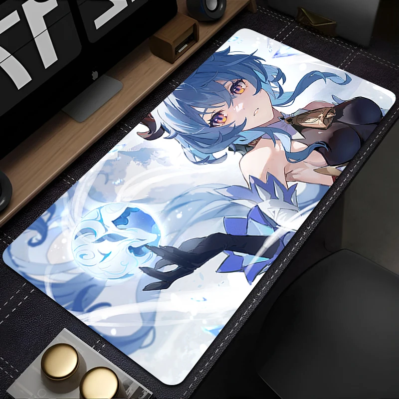 

Genshin Impact Ganyu Gaming Accessories Mouse Pad PC Gamer Large HD Print Kawaii Mousepad Anime Desk Mat Sexy Girl Keyboard Rug