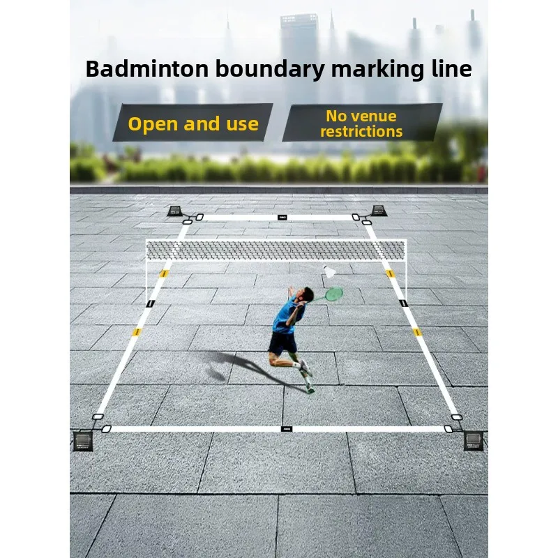 Badminton Court Boundary Line Marking Line Standard Pickleball Volleyball Badminton Temporary Ground Line Grid