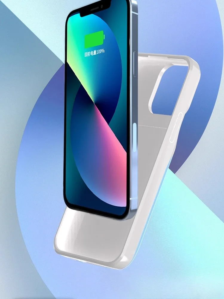 Ультратонкий магнитный чехол емкостью 30000 мАч для IPhone 13/13 Pro Max/13, мини-портативный внешний аккумулятор с тонким внешним резервным питанием
