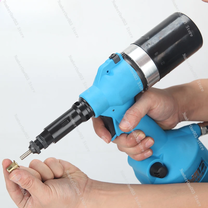 Imported industrial grade rivet nut gun pneumatic automatic pulling tool cap gun hydraulic mug