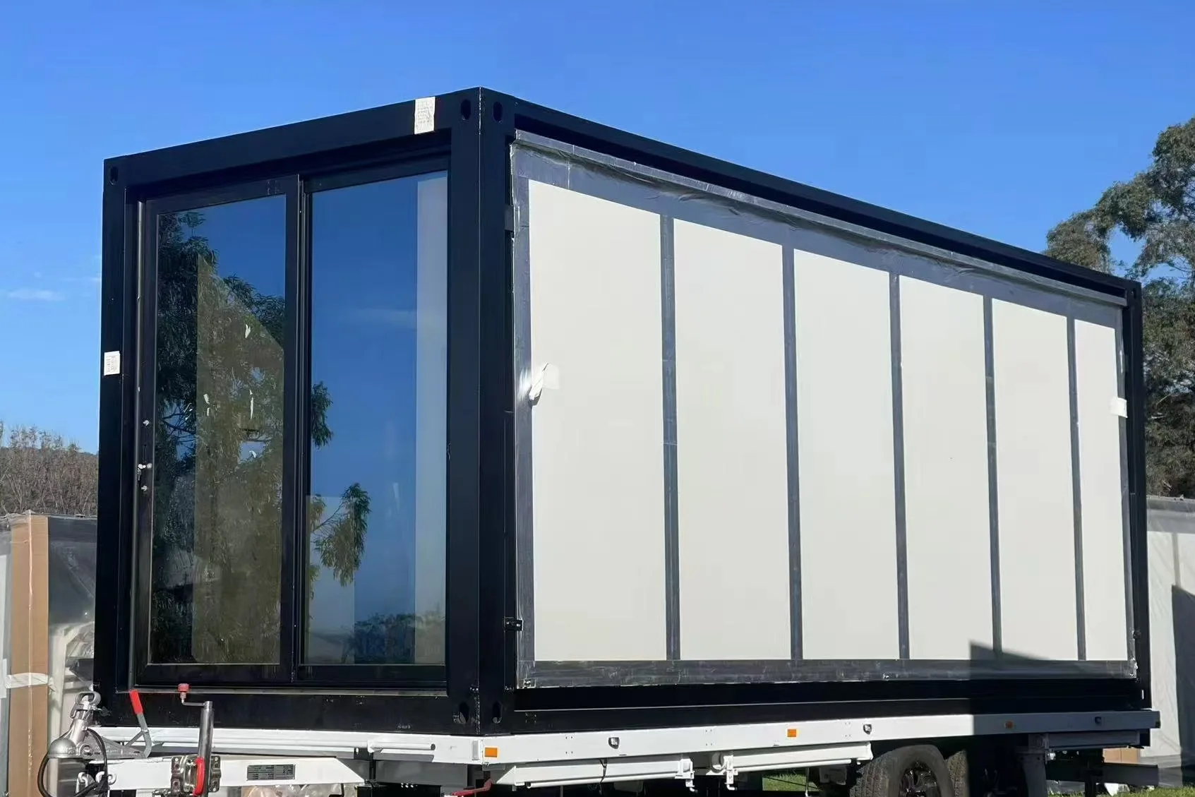 Container mobile office and prefabricated house trailers