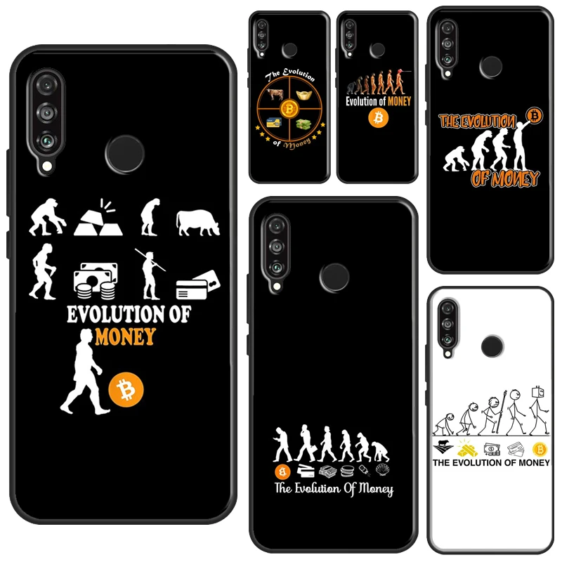 Bitcoin evolución del dinero para Huawei Nova 7i 8i 11i 12i 12s 9 10 SE Y90 Y60 Y70 Y72 Y61 Y91 P30 P40 Lite P60 Pro funda