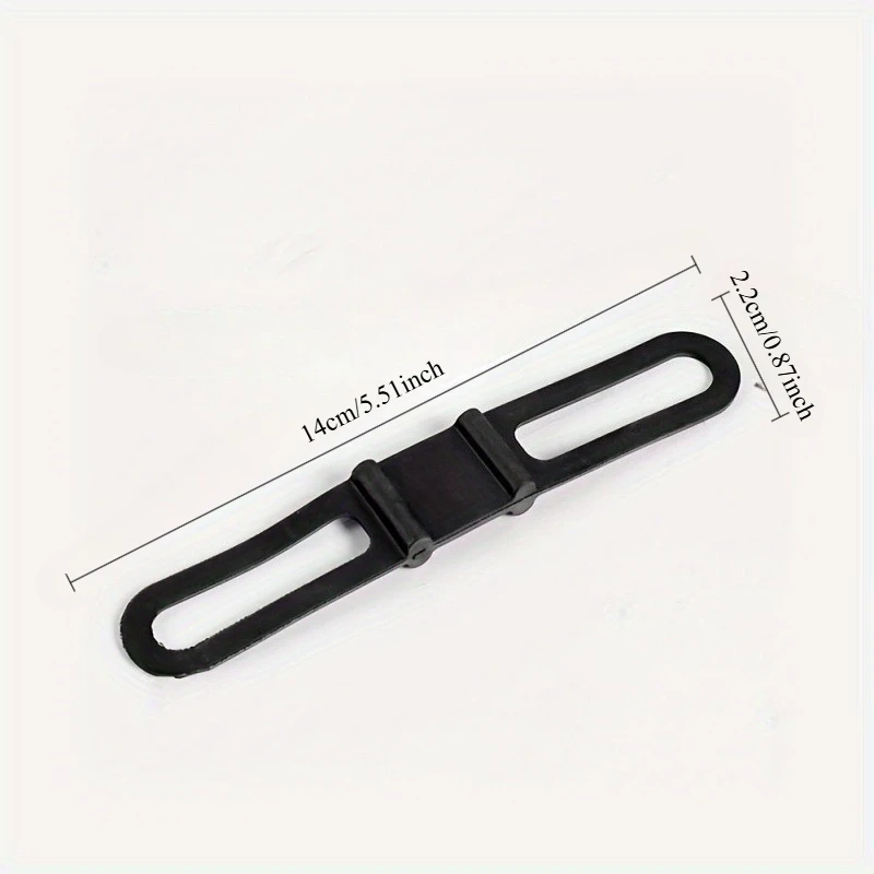 3pcs Mountain Bike Strap Light Holder Straps, Flashlight Phone Strap, for Light Handlebar Mount view 3