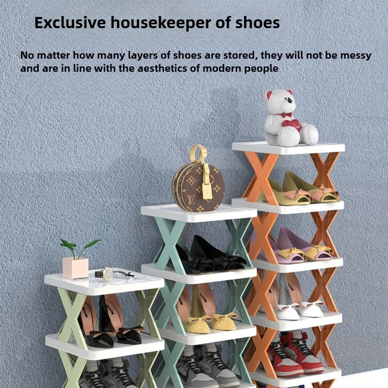

Multi Layer Creative Shoe Rack, Home Small Shoe Cabinet, Dormitory Entrance Shoe Rack, Easy Storage and Storage Shoes Cabinet