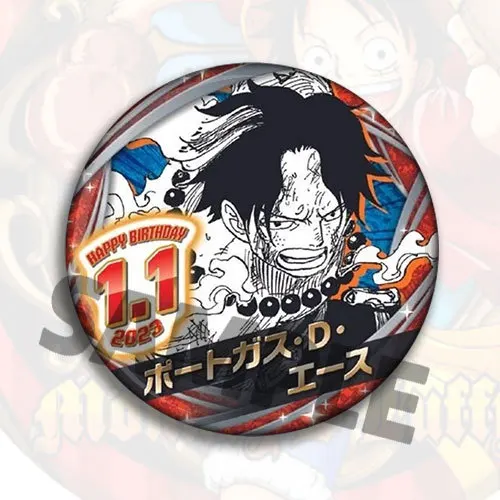 One Piece Anime Distintivo Spilla Accessorio 2023 Nuovo Ace Sanji Sabo Robin Cinese Made Merchandise da collezione Regalo per i fan