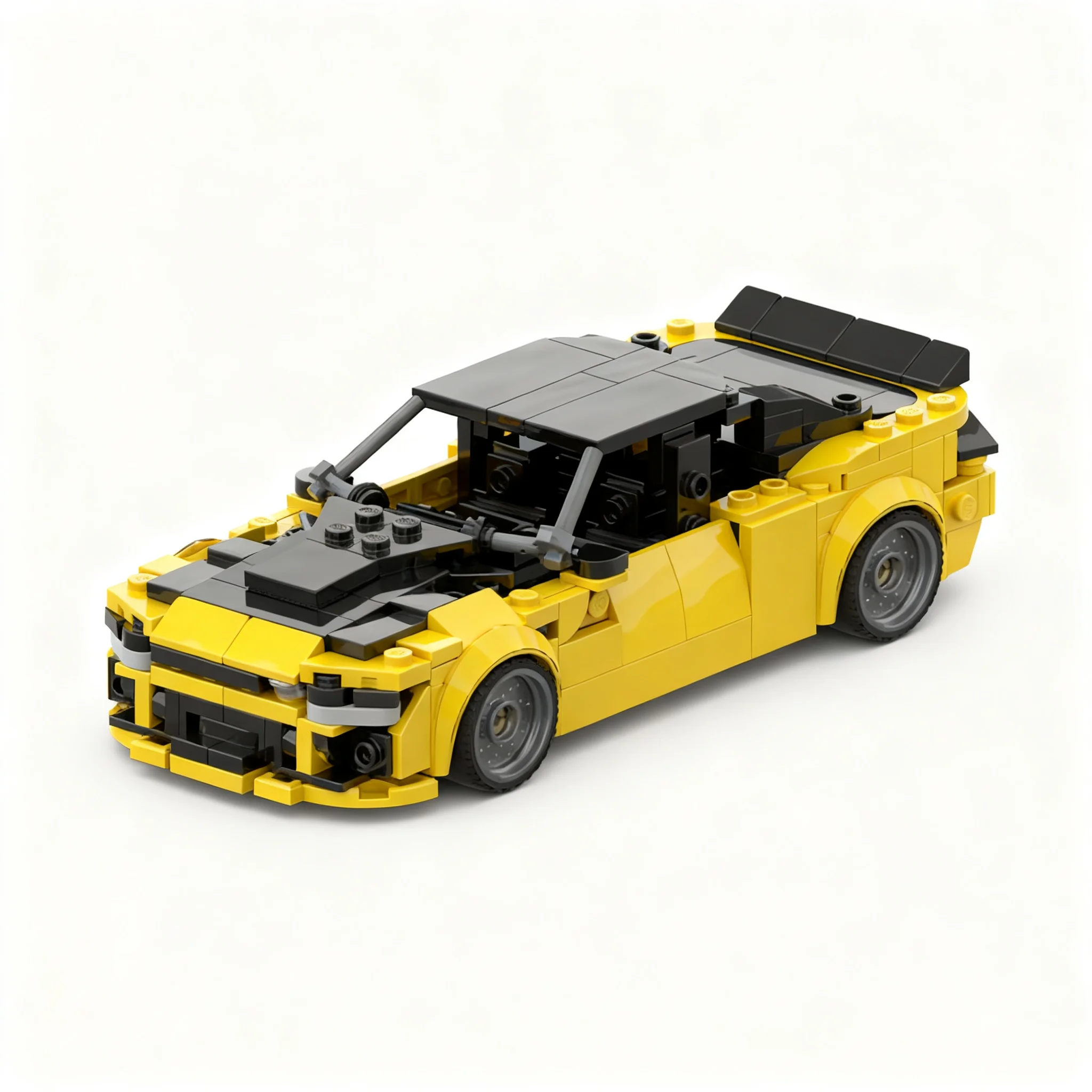 365pcs MOC Dodge Charger SRT Hellcat Redeye Alt City Champions Model Building Blocks Christmas Gift Construction Toy Creative