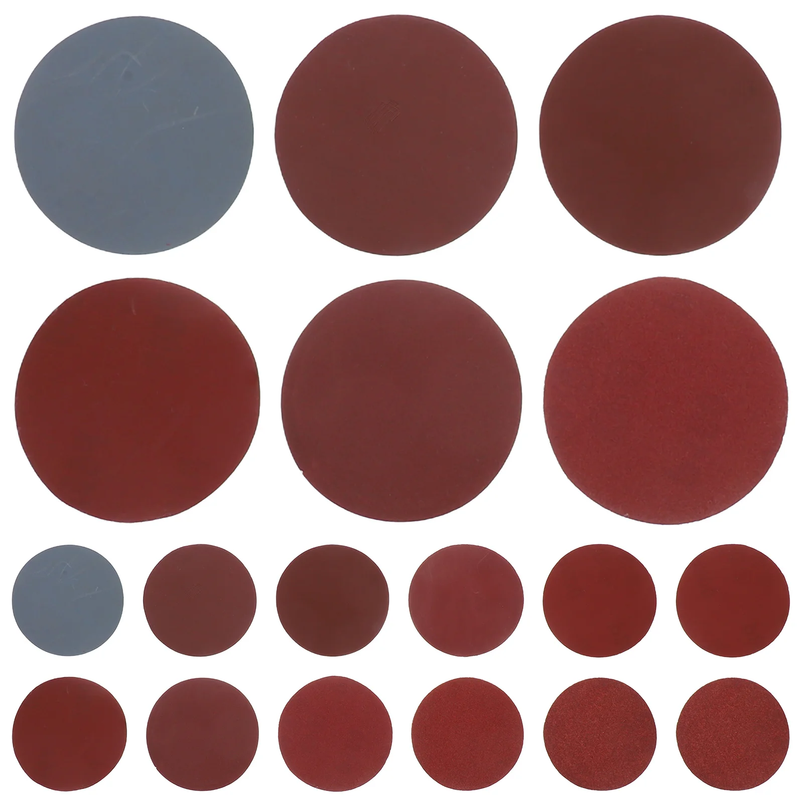 

100Pcs 3 Inch Self-Adhesive Hook and Loop Sanding Discs 75Mm No Hole Round Sandpaper for Wood Metal Auto Body Repair High