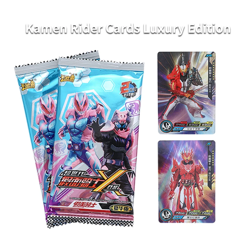 KAYOU Kamen Rider Cards Luxury Edition Masked Rider Collection Interactive Game Peripheral Paper  Flash Card Child Gift  180PCS