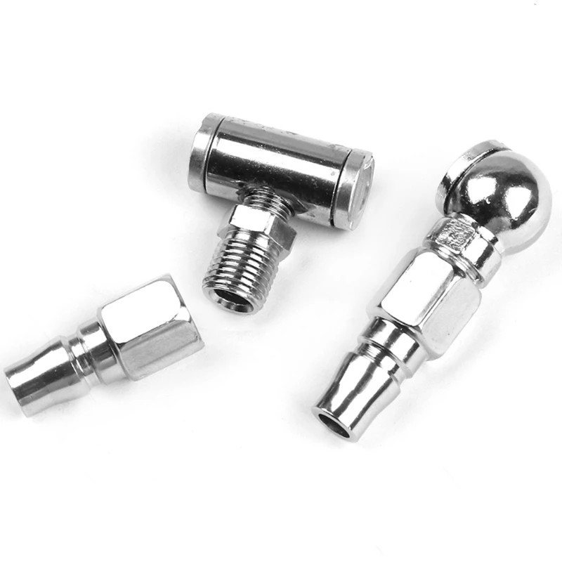 Heavy Duty Closed Flow Tire Chuck with Clip for Inflator