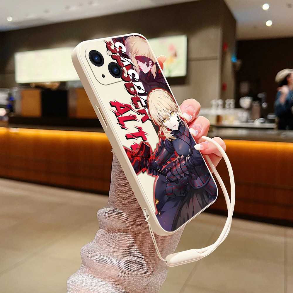 F-Fate Zero Stay Night S-Saber Phone Case For Samsung Galaxy S23 S22 S21 S20 Ultra Plus FE S9 S10E Note 20 ultra 9 Plus Cover