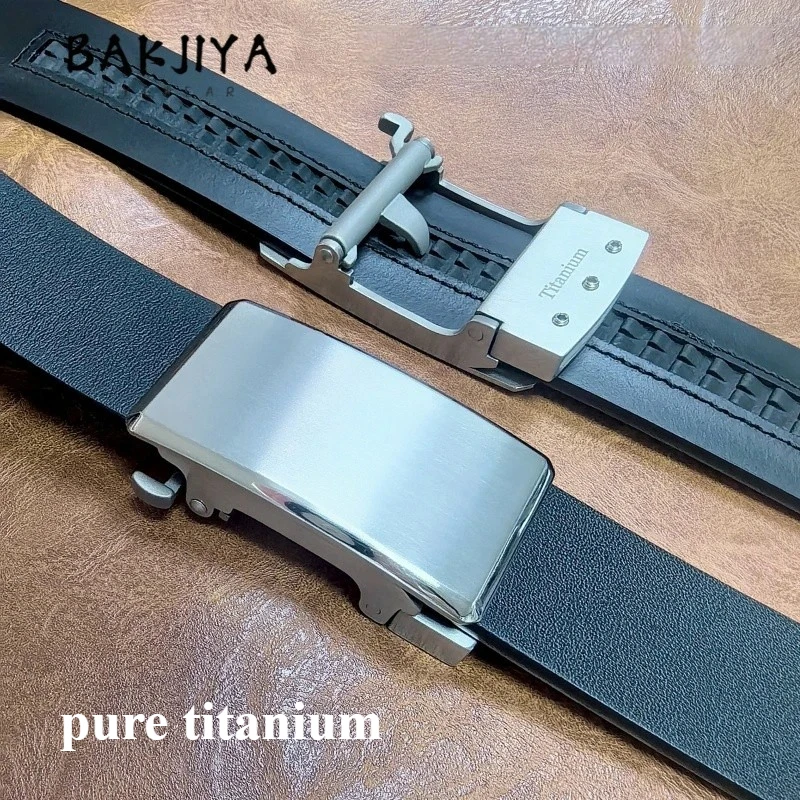 

Ремень из чистого титана 35 мм с автоматической пряжкой, прочный, устойчивый к ржавчине, мужской титановый поясной ремень с застежкой, для джинсов, костюмов, кожаных изделий, черный цвет