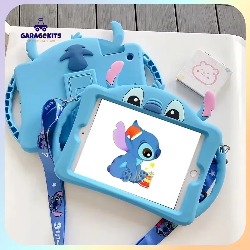 Disney Stitch Tablet Case Tablet Protective Ipad Pro Air 3 4 5 Mini 4 5 6 2022 10 Generation 10.2inch Stitch Christmas Gift Toys