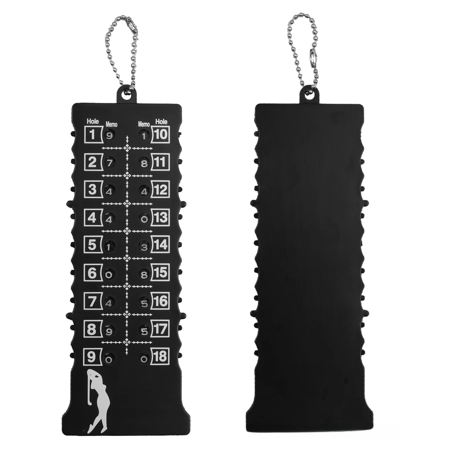 New 18 Hole Strip Golf Score Counter With Beaded Chain Portable Golf Score Tally Equipment Outdoor Golf Supplies Wholesale