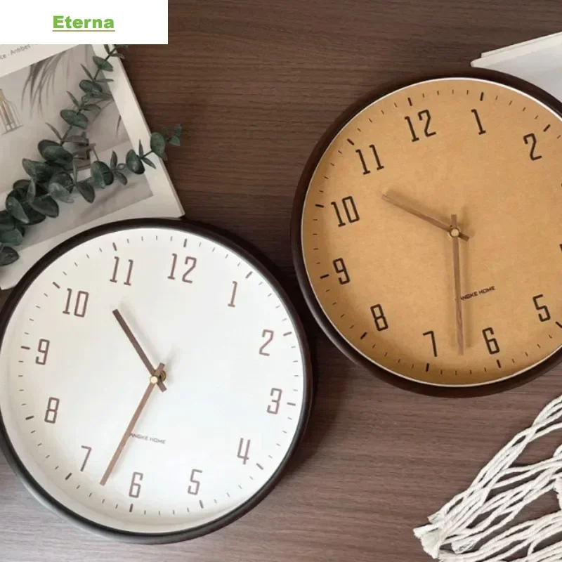 Silent Wall Clock Modern Nordic Minimalist Hanging Clock for Living Room Home Decor Aesthetic