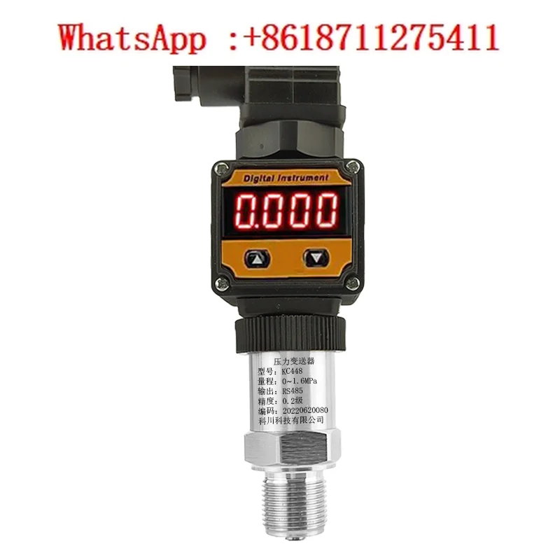 

RS485 communication Modbus RTU digital pressure transmitter with display pressure sensor