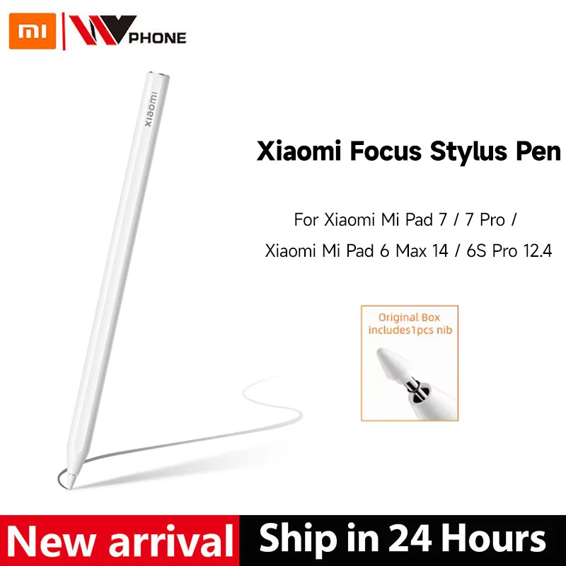 Новый планшет Xiaomi Pad 7/7Pro Xiaomi Focus Pen Mi Pad 6S Pro 12,4 дюйма Touch Smart Pencil Draw Writing Screenshot MiPad Stylus Pen