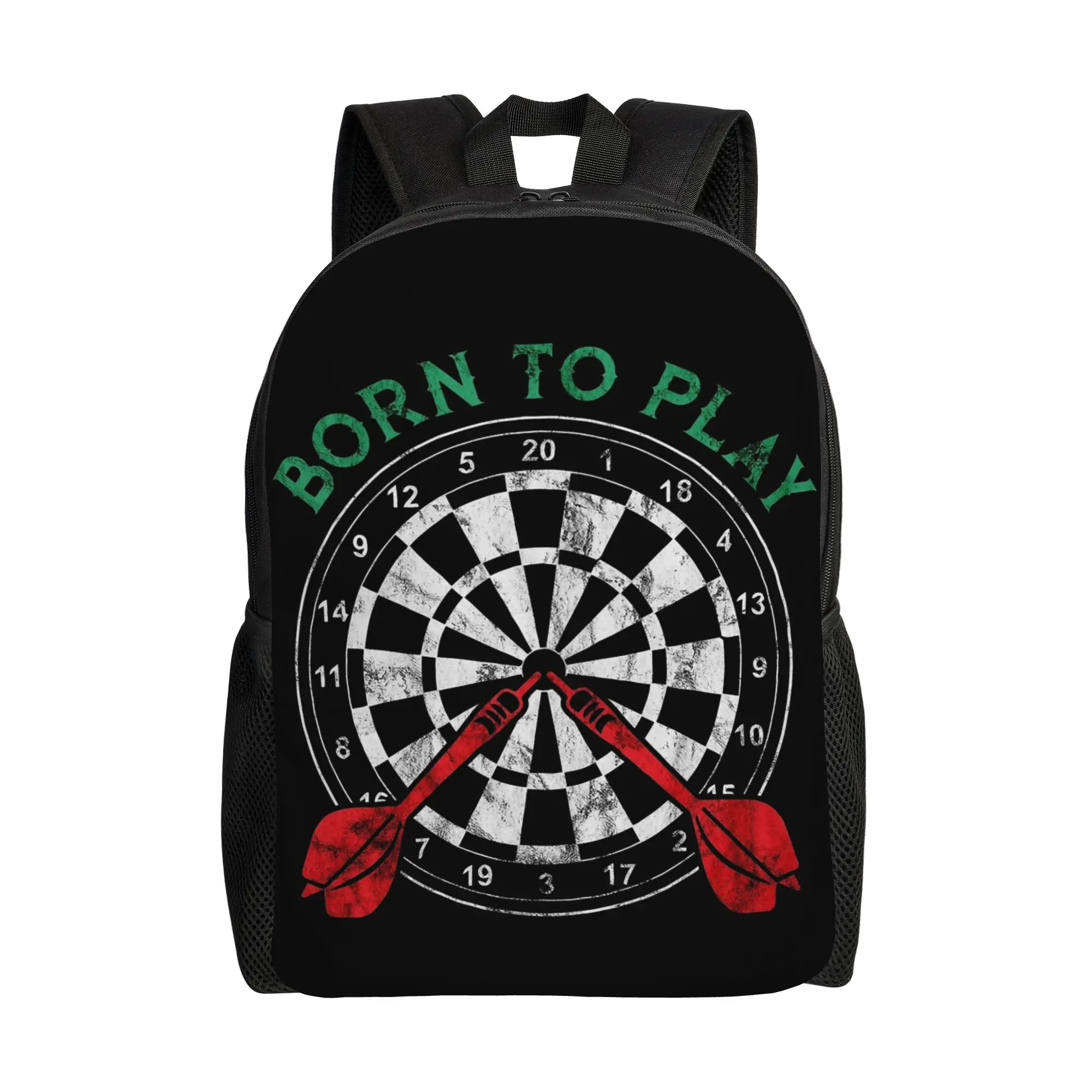 

Dart board Backpack Back to school season Born to play darts Kawaii Backpack