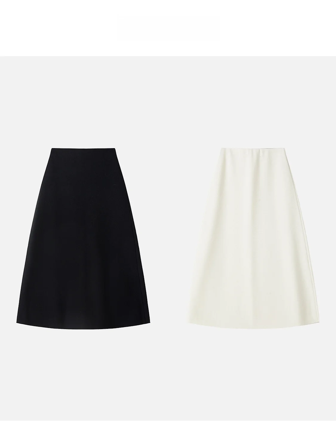 

Юбка JINGJING2026 White Moon Girl Camere Fce Lined Silk F Skirt Ele, осенне-зимняя, с высокой талией, А-силуэт, для женщин