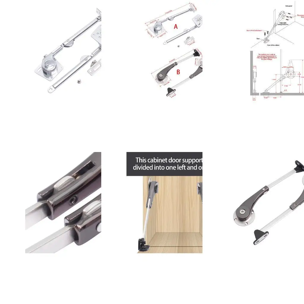 652F Not Corrosion Hydraulic Hinge Quiet Lift System Easy to Use for Cabinet Door