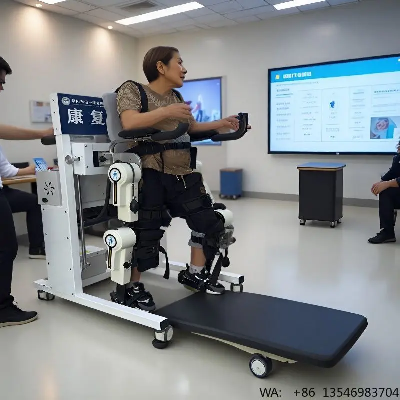 Biomimetic Design for Rehabilitation Exoskeleton Robot to Restore Walking Ability and Rehabilitation Exoskeleton