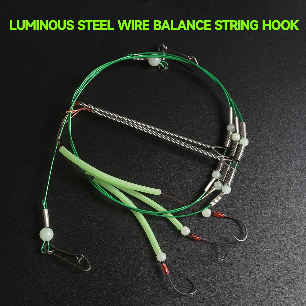 Balance String Hook Holder Line Set Fishing Line Trace Steel for Sea Rod Anti-tangle Fishing Accessories for Casting Sea Rod LA