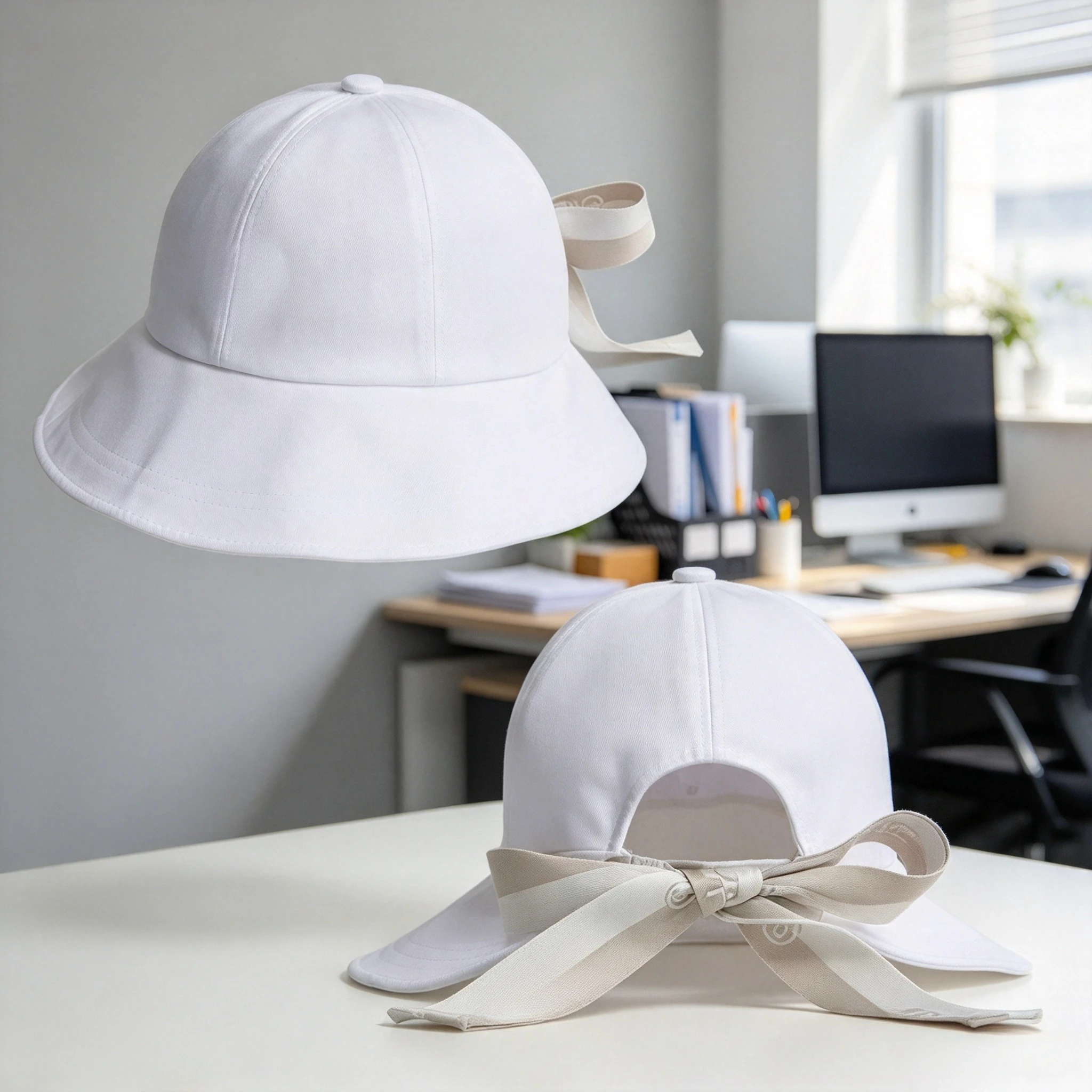 Korean Luxury Women Golf Wide Brim Hat, Elegant Embroidery, UV Protection Versatile Ladies Golf Sun Cap for Outdoor Sports