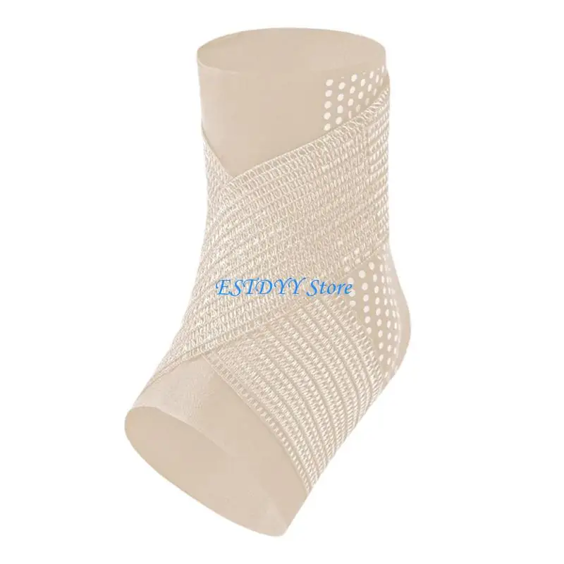G6DE Adjustable Ankle Guard Support Strap With Nonslip Silicone Pad Detail For Athletic Performances Enhancement