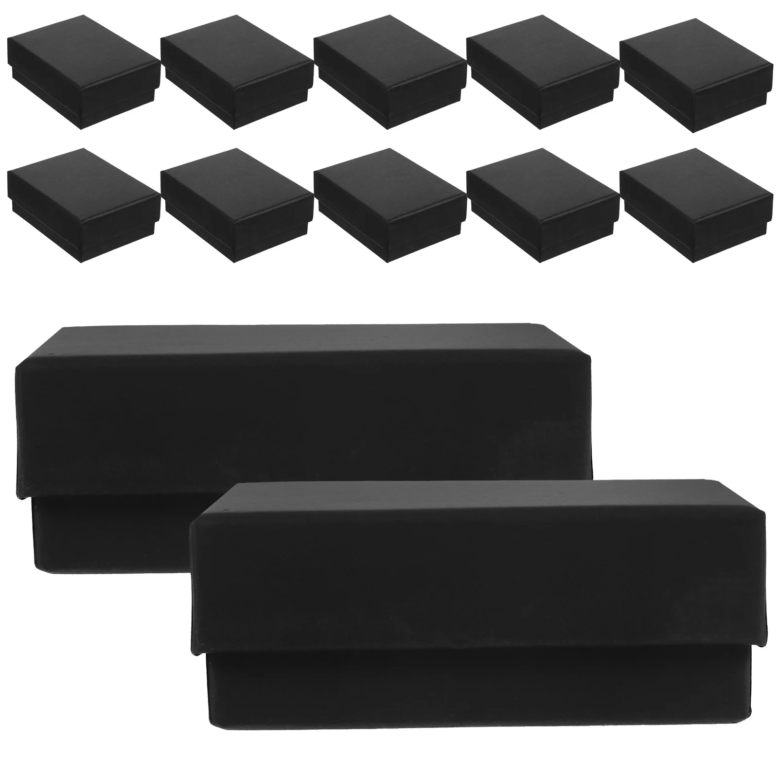 

12 Pcs Kraft Paper Jewelry Box Gift Cardboard Bulk Necklace Bracelet Earring Storage Display Home Bedroom Shop
