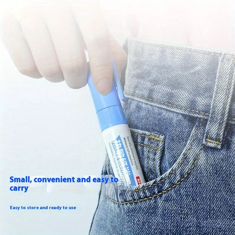 ممحاة الورق الحرارية لحماية الخصوصية، أداة تنظيف معلومات الائتمان، تنطبق على فواتير الهاتف، ملصقات الشحن السريع.