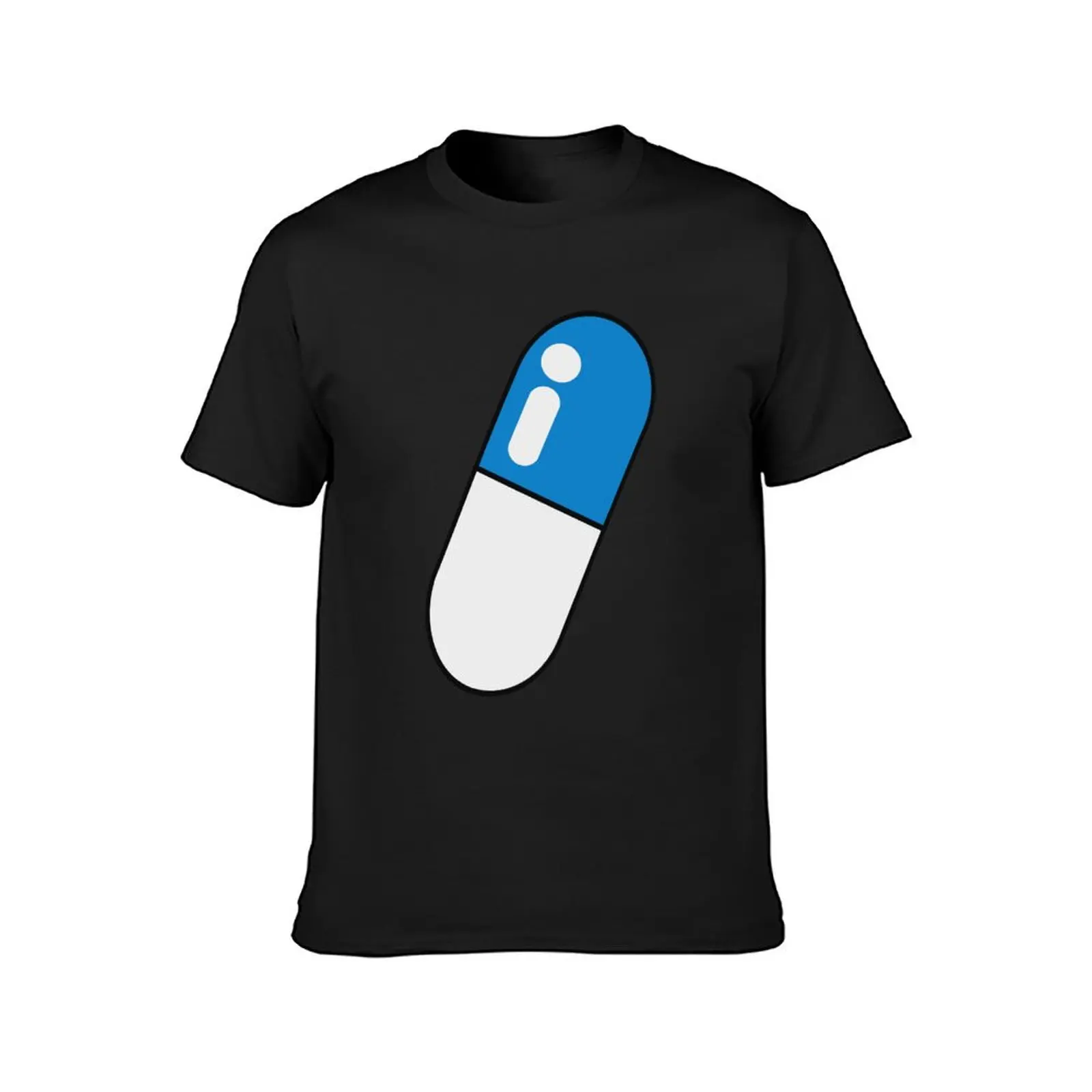 Medical pill T-shirt boys whites sports fans oversized t shirts for men