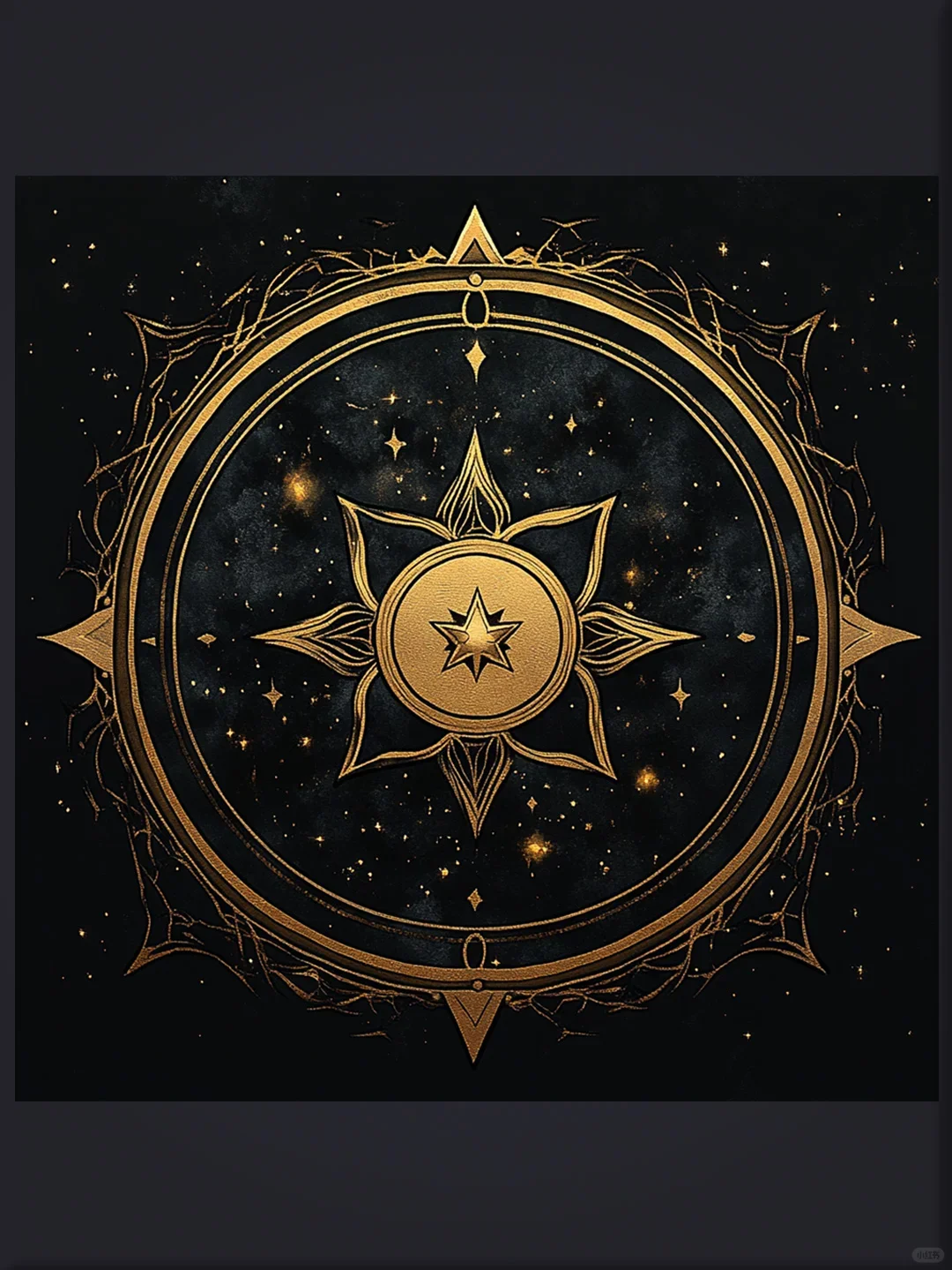 Tarot tablecloth High-end velvet Tarot divination tablecloth Gold-rimmed pentagram altar cloth Witches decorate
