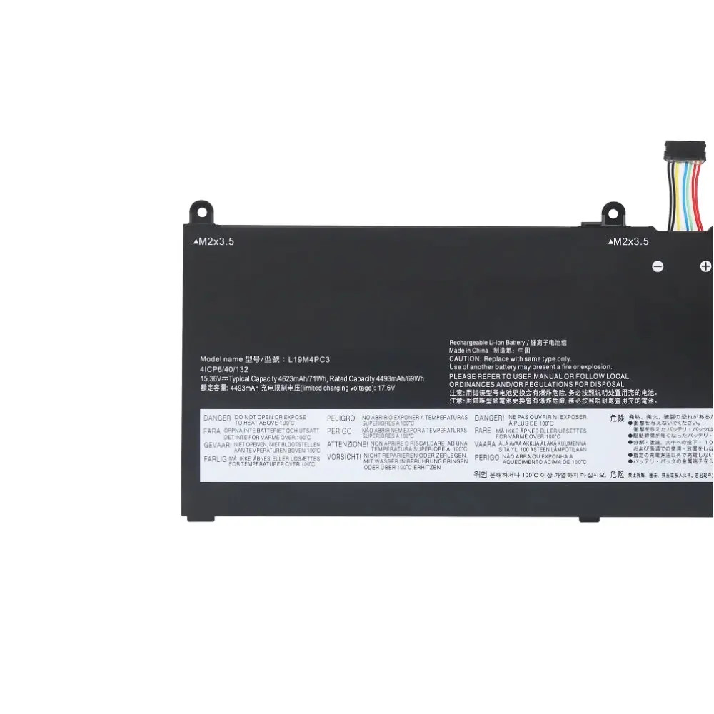 15.36V 71WH 4623mAh For Lenovo Legion Y9000 R9000X 2021 S7-15IMH5 S7-15ARH5 Series L19C4PC3 L19M4PC3 Laptop Battery