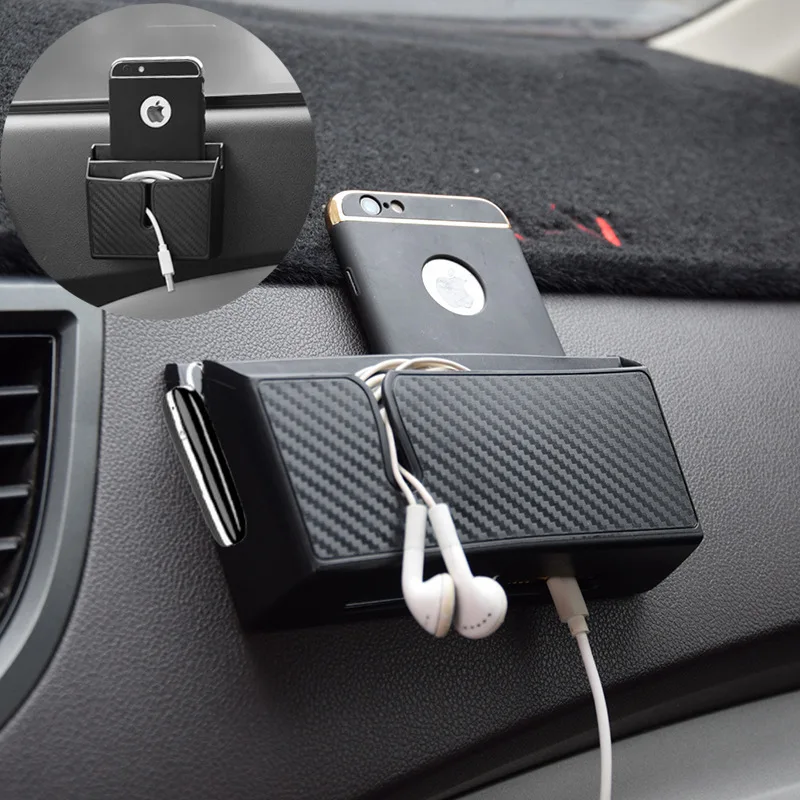 1PC Car Interior Seat Organiser Adhesive Multifunctional Holder Car Storage Organiser Mobile Phone Box Large Small Crevice Box