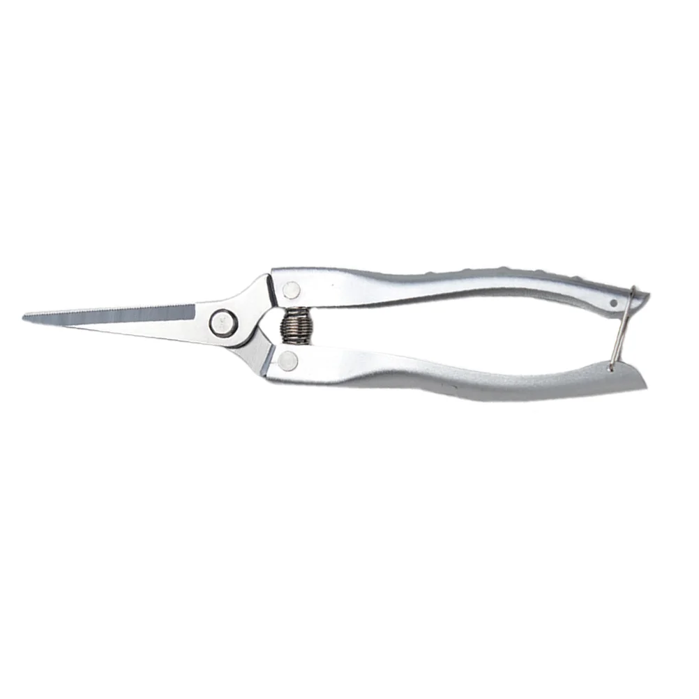 Scissors Garden Pruning Shears Fruit Tree Gardening Stainless Steel Silver Tool