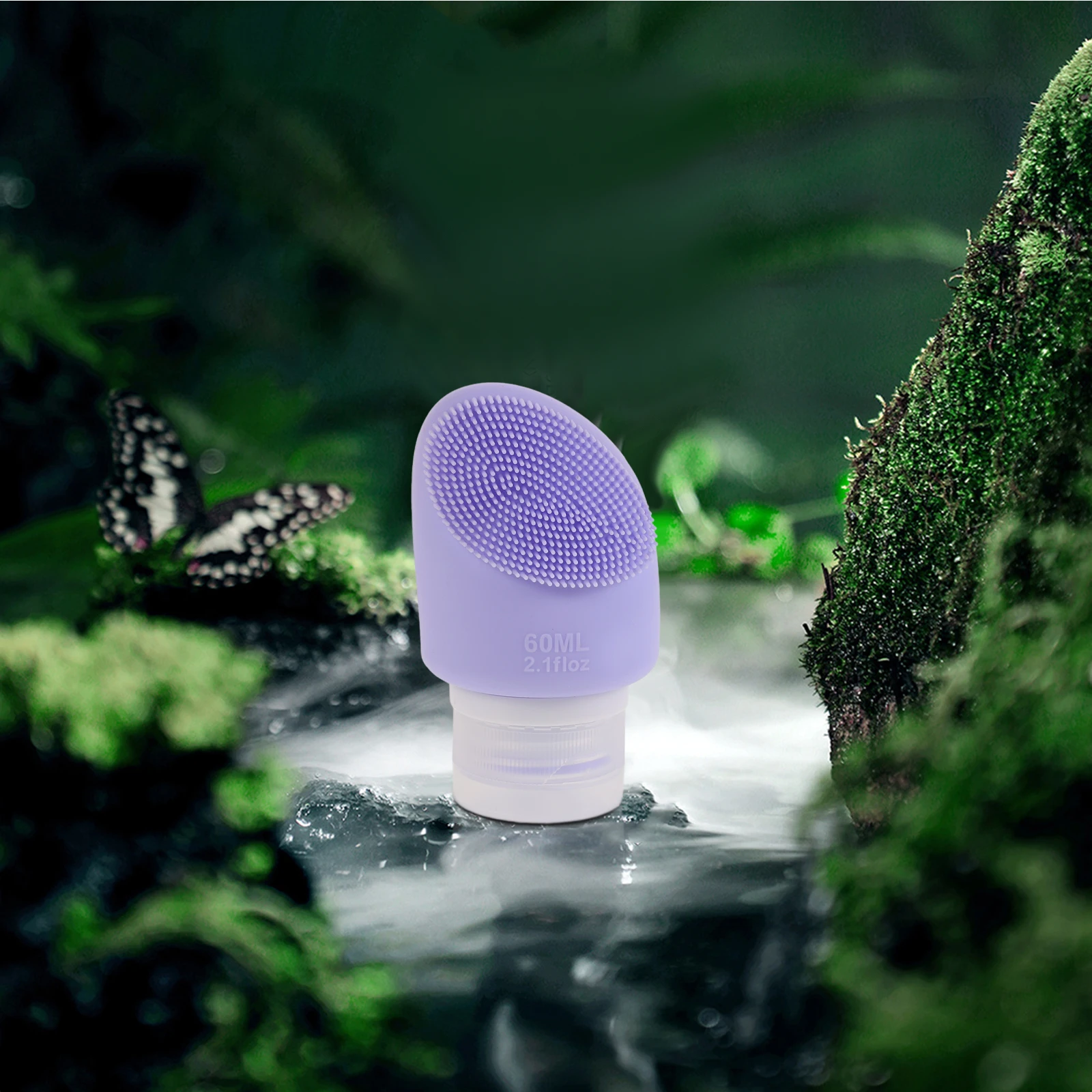 

Silicone Travel Bottles Face Wash Dispenser Leakproof Portable Toiletries Containers Refillable Tubes for Shampoo Makeup Safe