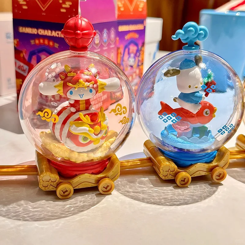 Nieuwe Sanrio Familie Nieuwjaar Float Serie Blinde Doos Kinderen Leuk Schattig Speelgoed Prachtige Cadeau Decoratie Voor Vrienden