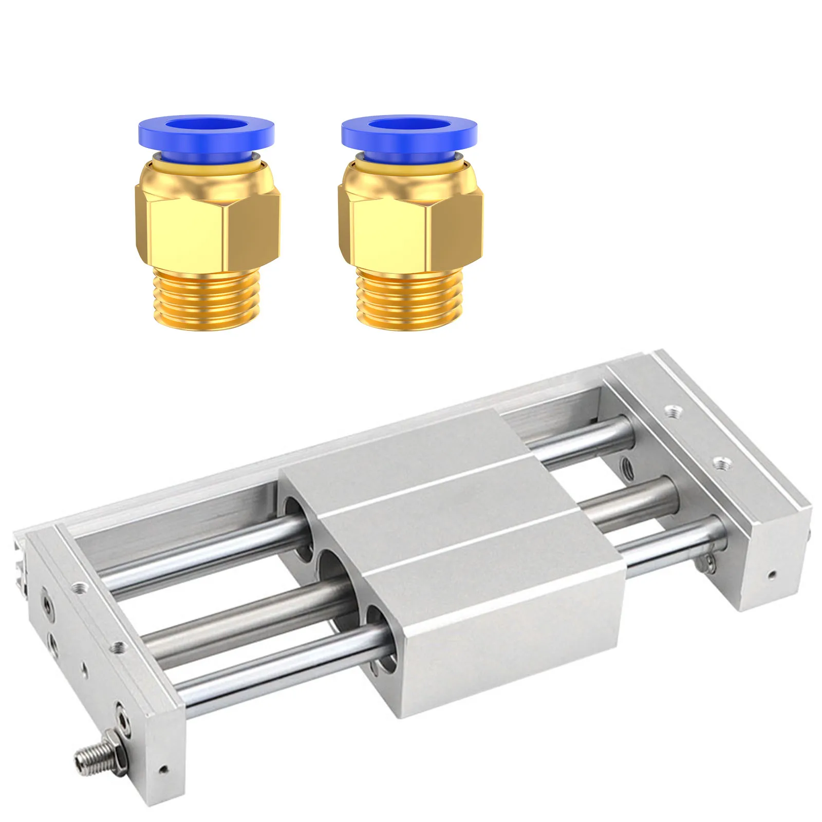 

CY1S25-100 Бесштоковый цилиндр с магнитной муфтой и направляющей, слайдер, безштоковый привод для прецизионного управления движением