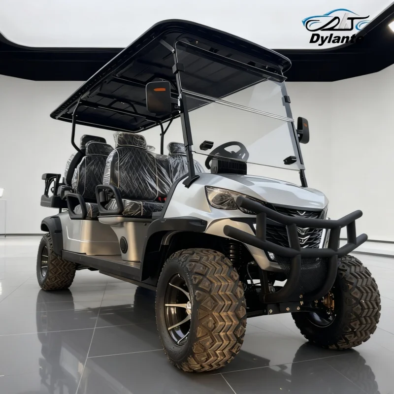 

72V Lead-Acid Battery Powered Golf Cart 4KW 5KW 7KW AC System Front Independent Suspension Front Disc Brake Electric Golf Cart