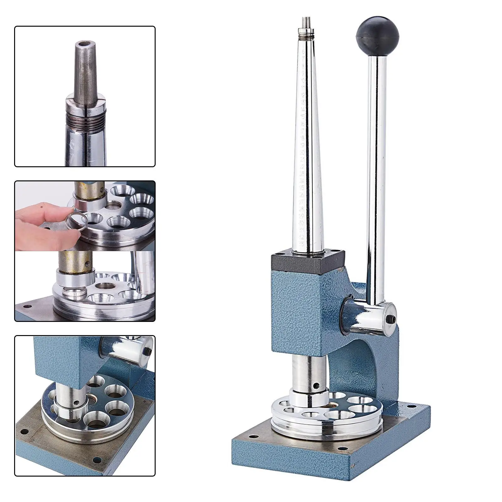 

Ring Stretcher Reducer Portable Metal Ring Enlarger Mandrel for Repairing Personal Use Jewelry Shops Jewelry Makers Beginners