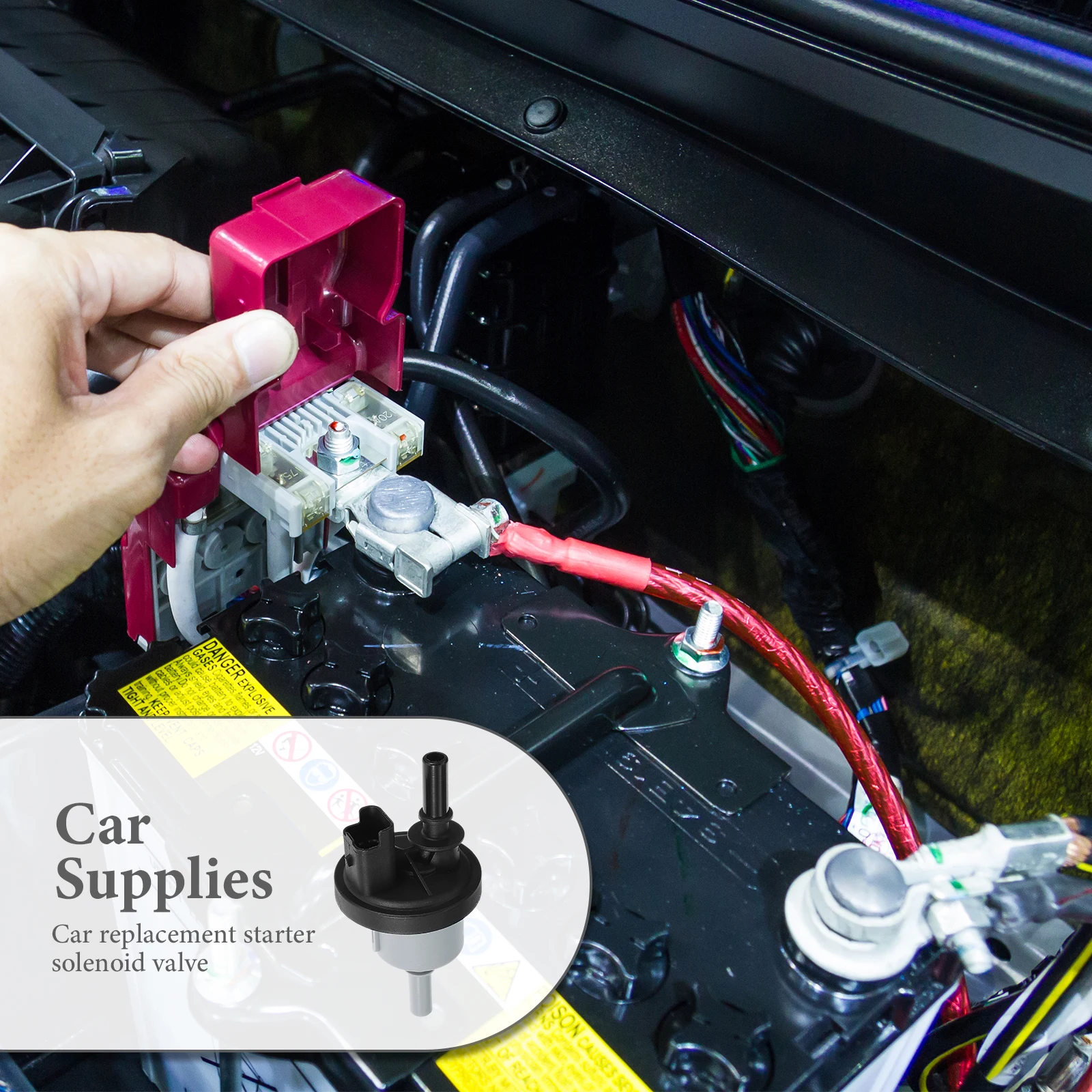 

Electromagnetic Valve Car Purge Control Solenoid Plastic Iron Vapor Canister Replacement Auto Sensor Efficient Engine Emission