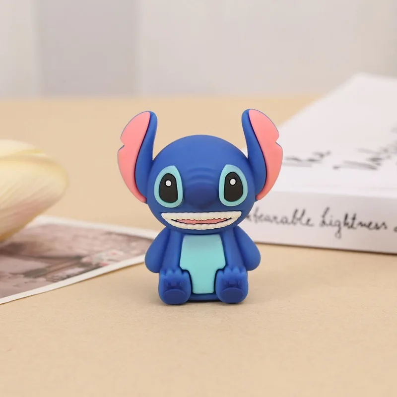 Cartoon Stitch Anime urządzenia peryferyjne ręczne przenośne pcv miękka silikonowa tekstura skóry Kawaii nauka artykuły papiernicze temperówka