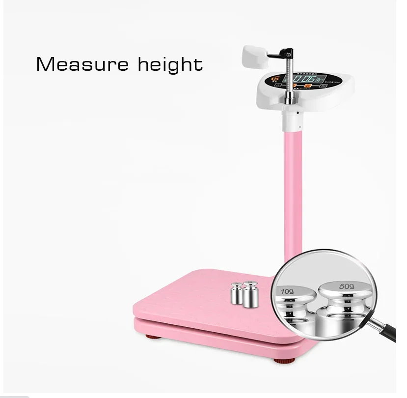 Multifunctional Body Fat Height And Weight Scale Digital 200kg Smart Medical Height Scale