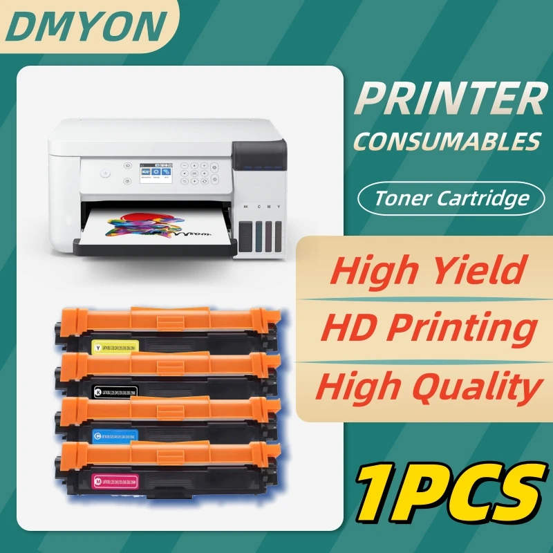 1PCS TN258 Toner Cartridge Compatible for Brother DCP-L3520cdw L3560cdw MFC-L3755 L3760 L8390 HL-L3240cdw L3280cdw L8240cdw