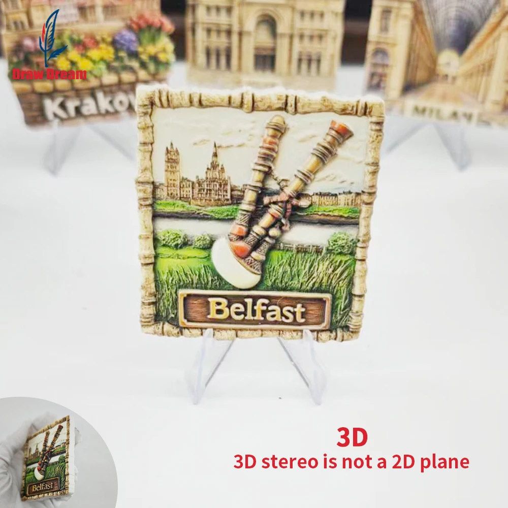 1개 벨파스트 냉장고 자석, 세계 여행 기념품 컬렉션, - Home Office Belfast 리뷰 및 가격