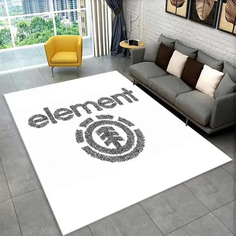 Classic Boardsport E-Element Skateboards Living Room Non-Slip Area Rug Soft Carpet for Bedroom Playroom Sofa,Home Decor Doormat
