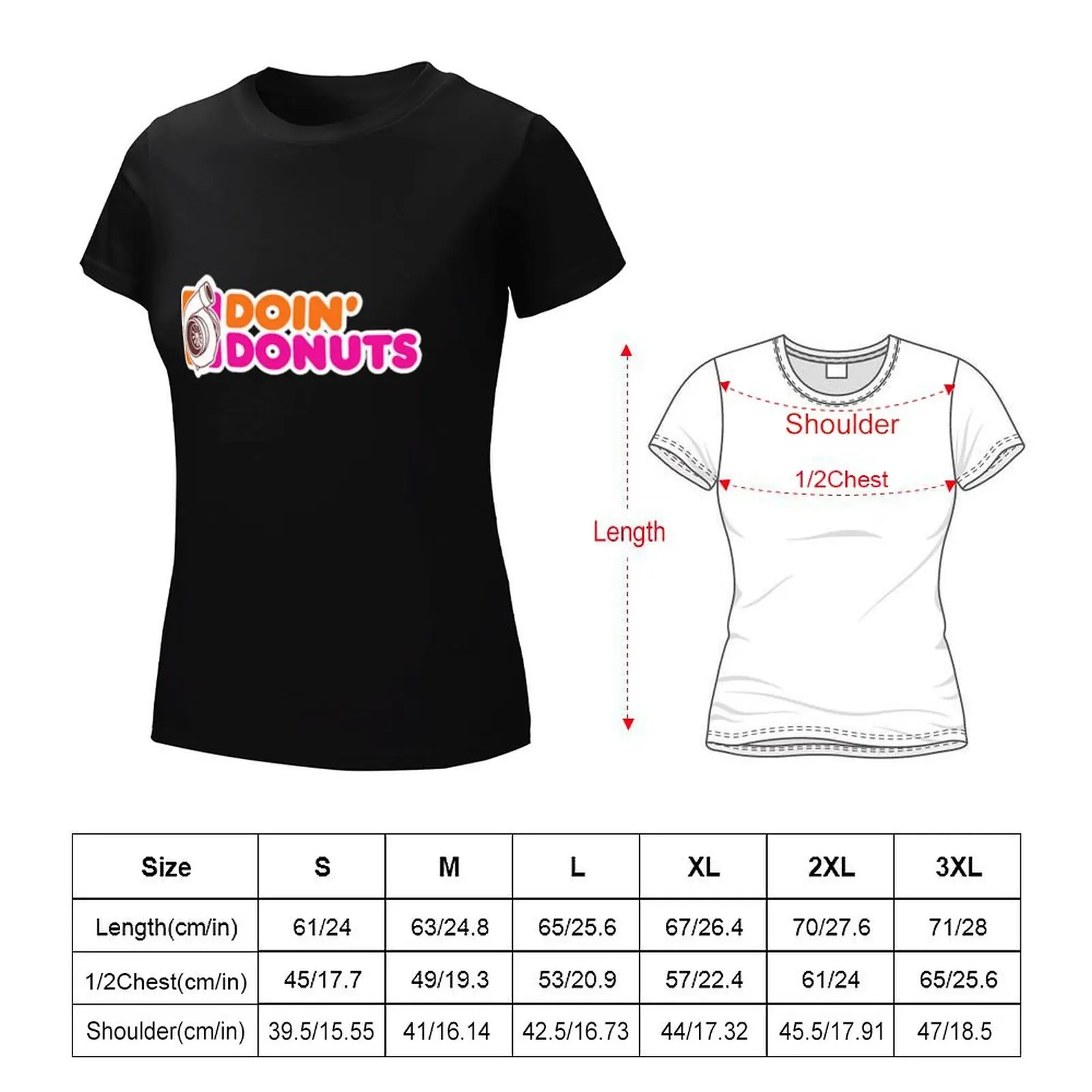 Doin' Donuts T-Shirt kawaii clothes cute clothes summer tops aesthetic clothes Woman T-shirts