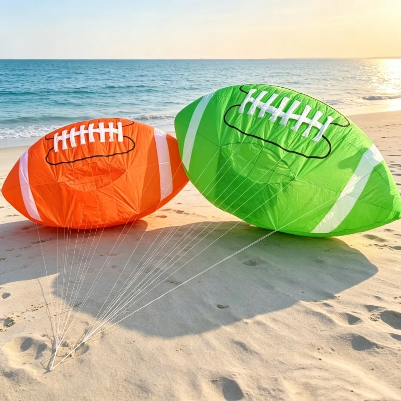 Rugby kites pendant inflatable kites nylon soft kites factory giant kites for adults kites line parachute kite surf football koi