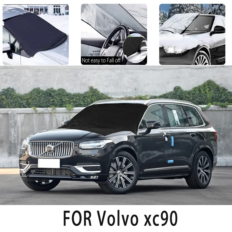 

Carsnow cover front coverfor Volvo xc90 snowprotection heat insulation shade Sunscreen wind Frost prevention car accessories